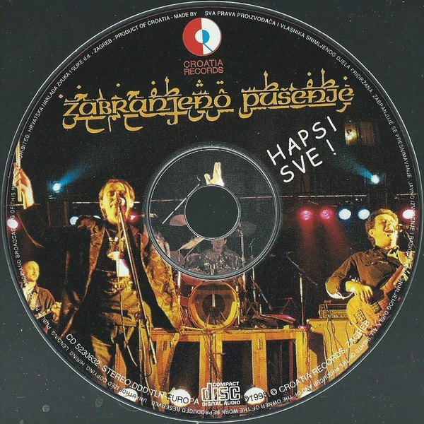 Zabranjeno PuÅ¡enje - Hapsi Sve! (CD, Album)