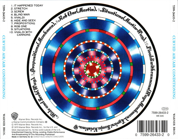 Curved Air - Airconditioning (CD, Album, RE)