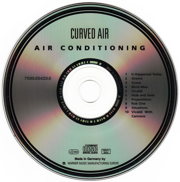 Curved Air - Airconditioning (CD, Album, RE)