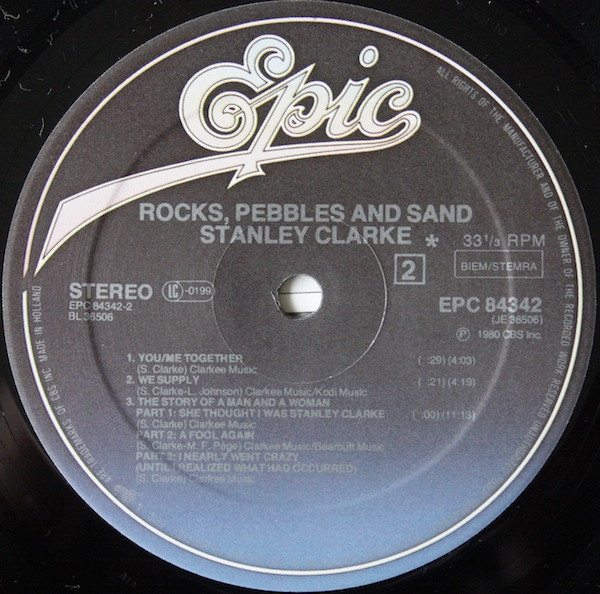 Stanley Clarke - Rocks, Pebbles And Sand (LP, Album)