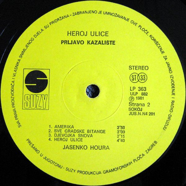 Prljavo Kazalište - Heroj Ulice (LP, Album)