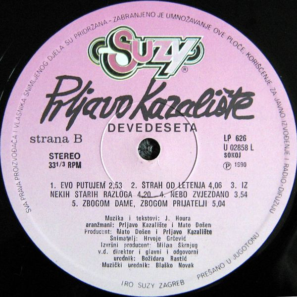 Prljavo Kazalište - Devedeseta (LP, Album)