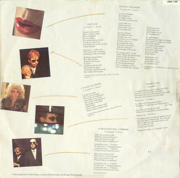 Eurythmics - Sweet Dreams (Are Made Of This) (LP, Album)