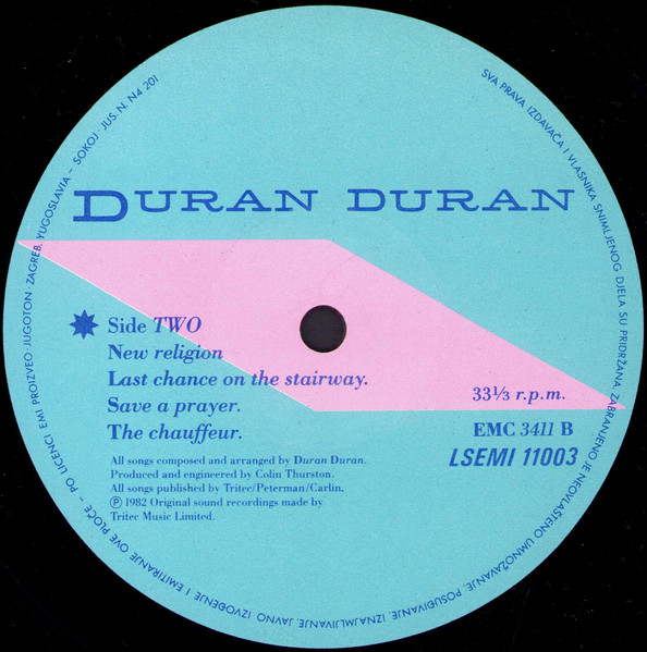 Duran Duran - Rio (LP, Album)