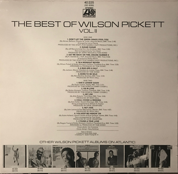 Wilson Pickett - The Best Of Wilson Pickett Vol.II (LP, Comp)