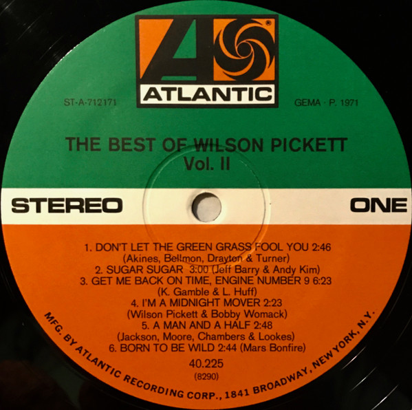 Wilson Pickett - The Best Of Wilson Pickett Vol.II (LP, Comp)