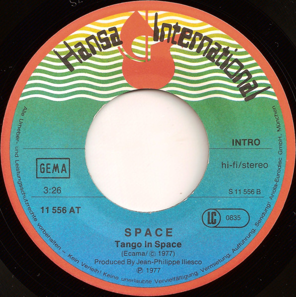 Space - Carry On, Turn Me On / Tango In Space (7