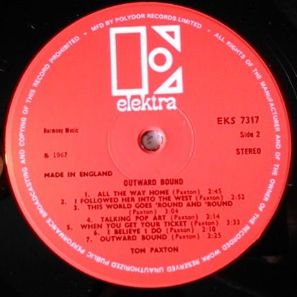 Tom Paxton - Outward Bound (LP)