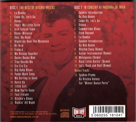 Ritchie Valens - La Bamba: The Definitive Collection (2xCD, Comp)