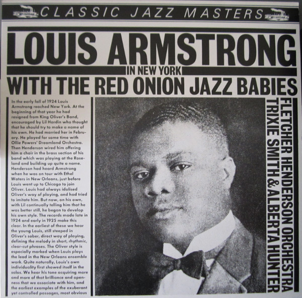 Louis Armstrong - Louis Armstrong In New York With The Red Onion Jazz Babies (LP, Comp)