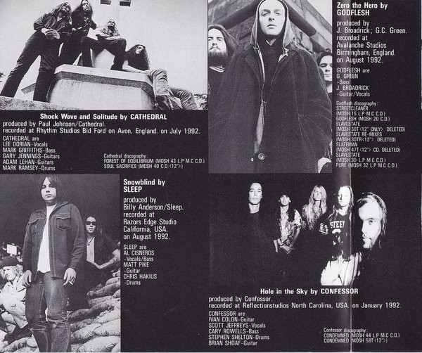 Various - Masters Of Misery - Black Sabbath: An Earache Tribute (CD, Comp)