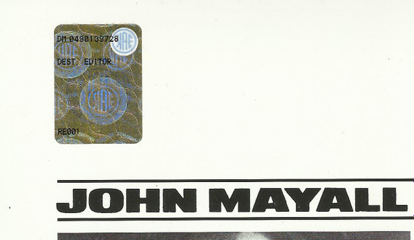 John Mayall And The Bluesbreakers* - A Hard Road (LP, Album, RE, 180)