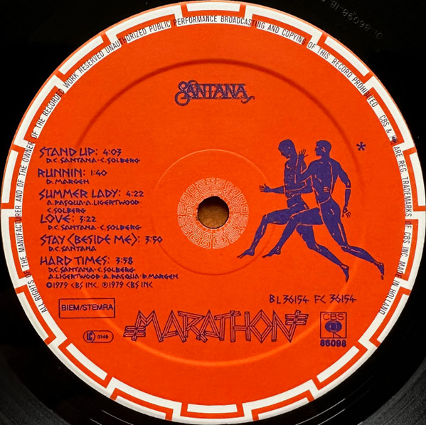 Santana - Marathon (LP, Album)