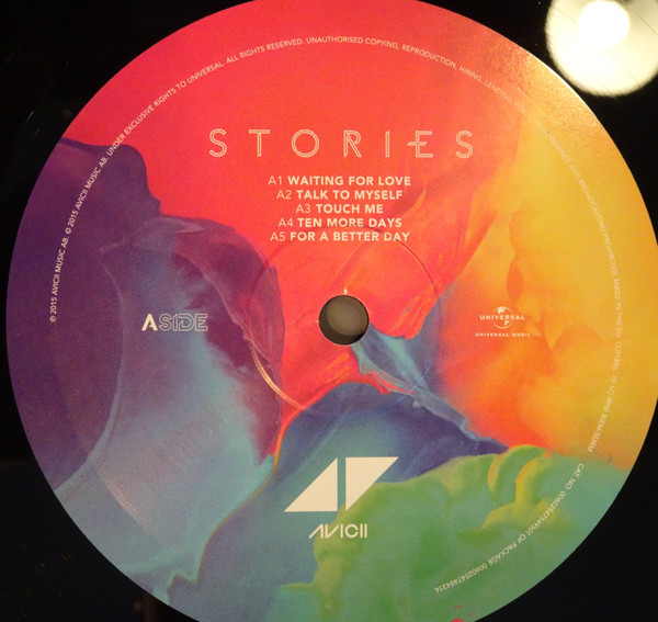 Avicii - Stories (2xLP, Album, Gat)