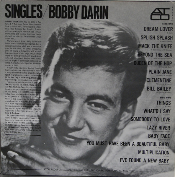 Bobby Darin - Singles (LP, Comp)
