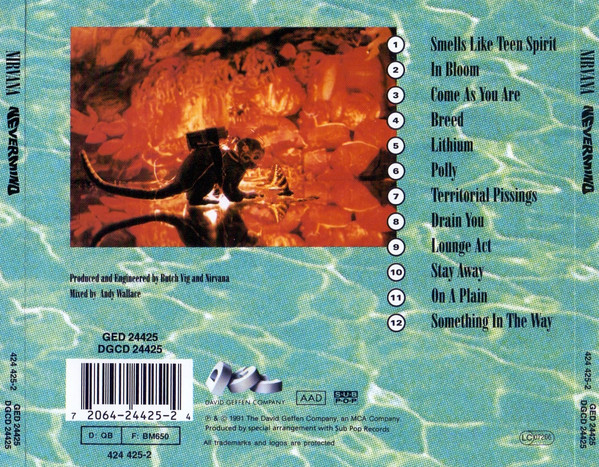 Nirvana - Nevermind (CD, Album, RE)