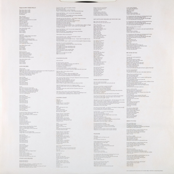 Billy Ocean - Tear Down These Walls (LP, Album)