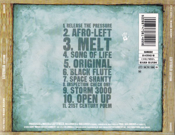 Leftfield - Leftism (CD, Album, RP)