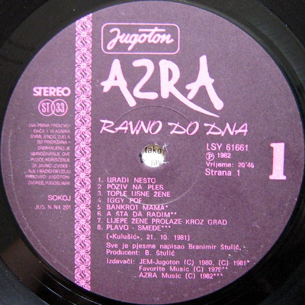 Azra (3) - Ravno Do Dna (3xLP, Album)