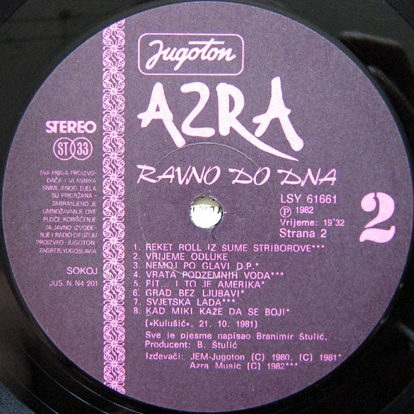 Azra (3) - Ravno Do Dna (3xLP, Album)
