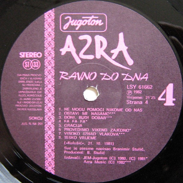 Azra (3) - Ravno Do Dna (3xLP, Album)