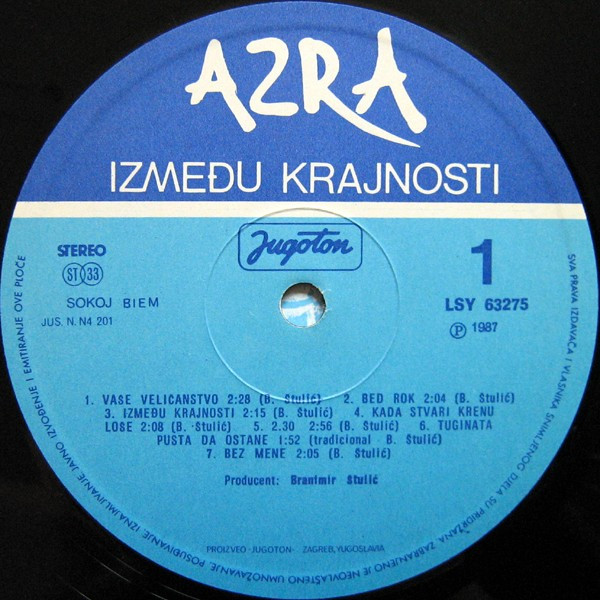 Azra (3) - IzmeÄ‘u Krajnosti (LP, Album, RP, zla)