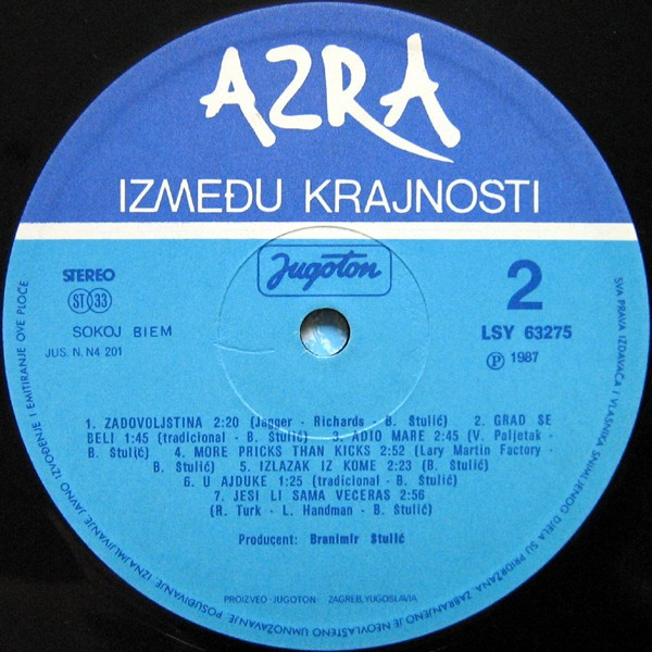 Azra (3) - IzmeÄ‘u Krajnosti (LP, Album, RP, zla)