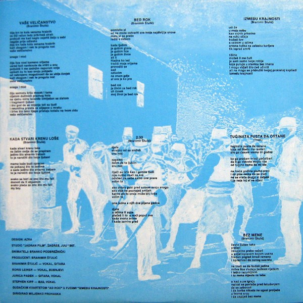 Azra (3) - IzmeÄ‘u Krajnosti (LP, Album, RP, zla)