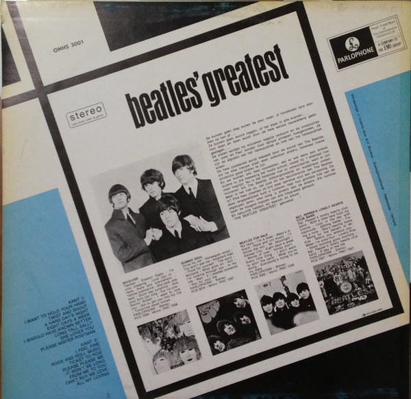 The Beatles - Beatles' Greatest (LP, Comp, M/Print)