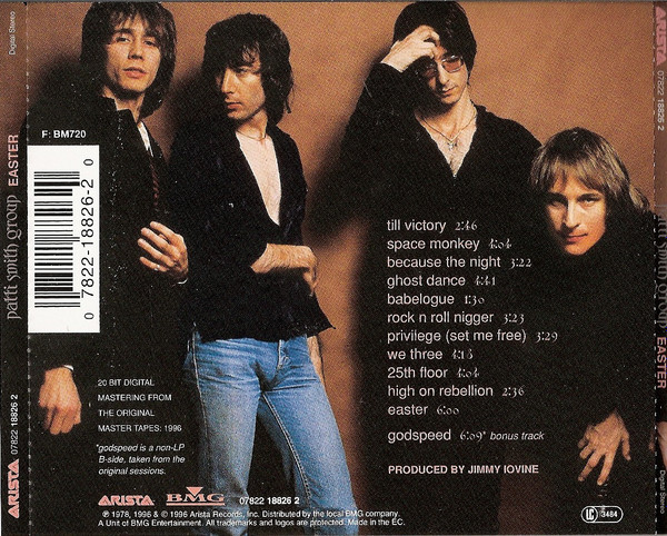 Patti Smith Group - Easter (CD, Album, RE, RM, Dis)