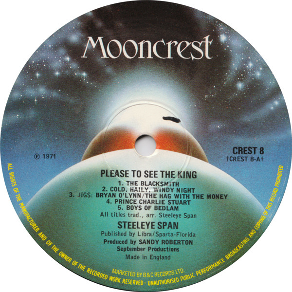 Steeleye Span - Please To See The King (LP, Album, RE)