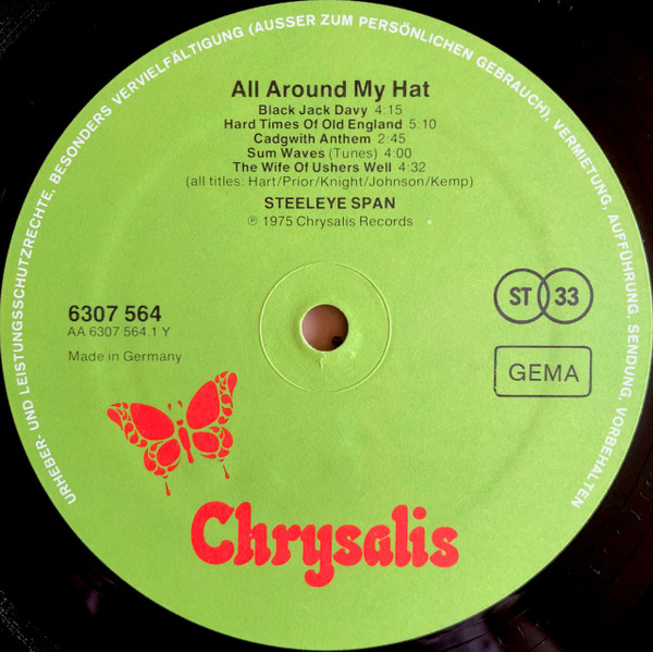 Steeleye Span - All Around My Hat (LP, Album)