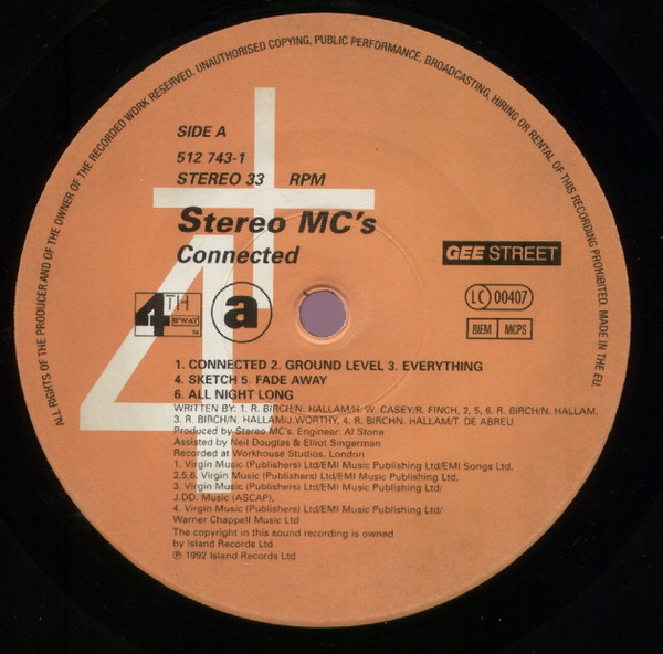 Stereo MC's - Connected (LP, Album)