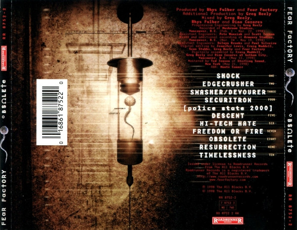 Fear Factory - Obsolete (CD, Album, Enh, Ltd)