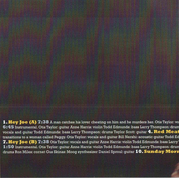 Otis Taylor - Hey Joe Opus - Red Meat (CD, Album)