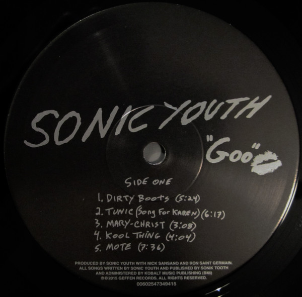 Sonic Youth - Goo (LP, Album, RE, 180)