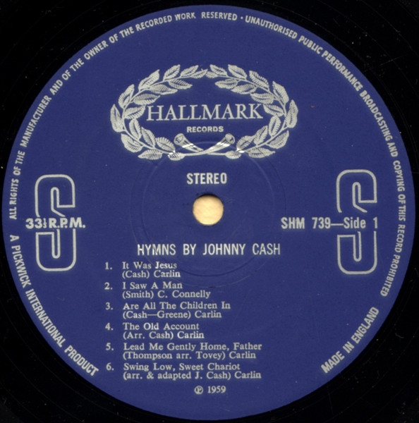 Johnny Cash - Hymns By Johnny Cash (LP, RE)