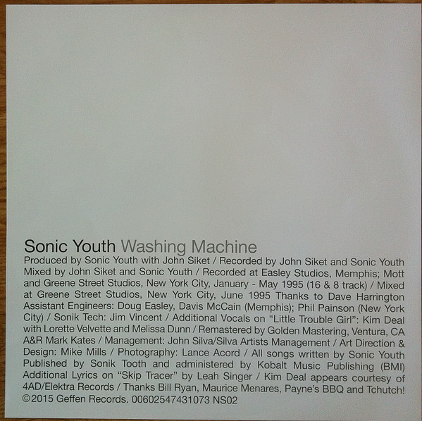 Sonic Youth - Washing Machine (2xLP, Album, RE, RM, 180)