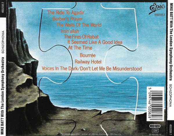 Mike Batt With The London Symphony Orchestra* - Schizophonia (CD, Album, RE)