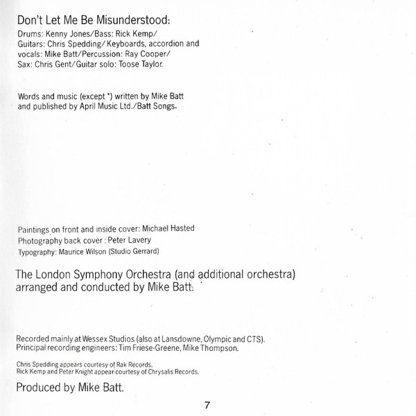 Mike Batt With The London Symphony Orchestra* - Schizophonia (CD, Album, RE)