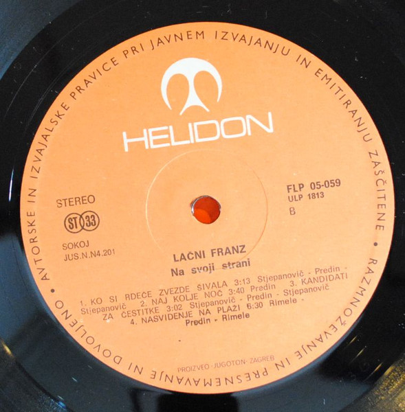 LaÄni Franz - Na Svoji Strani (LP, Album)