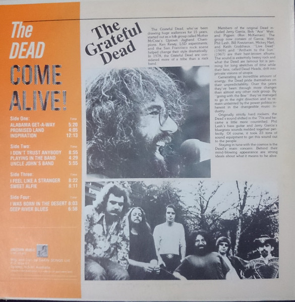 The Grateful Dead - The Dead Come Alive (2xLP, Unofficial)