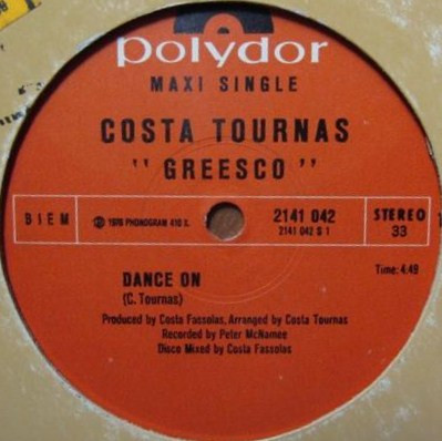 Costa Tournas* - Dance On (12