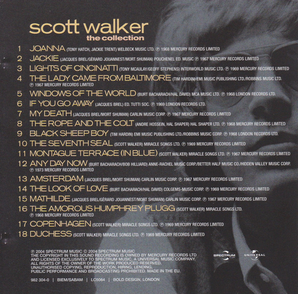 Scott Walker - The Collection (CD, Comp)