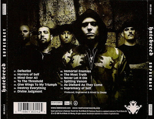 Hatebreed - Supremacy (CD, Album)