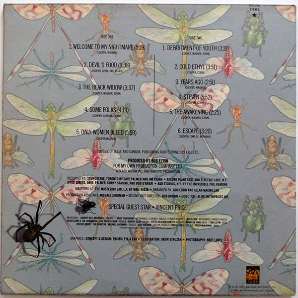 Alice Cooper (2) - Welcome To My Nightmare (LP, Album, EMI)