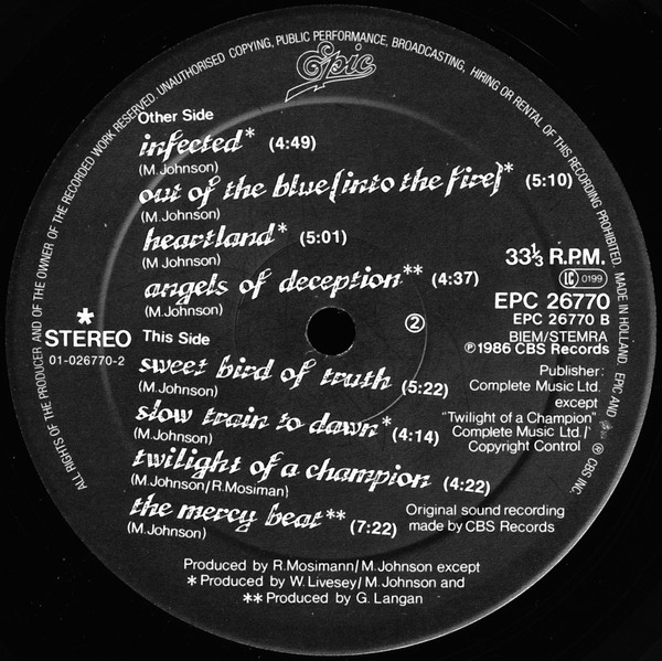 The The - Infected (LP, Album)