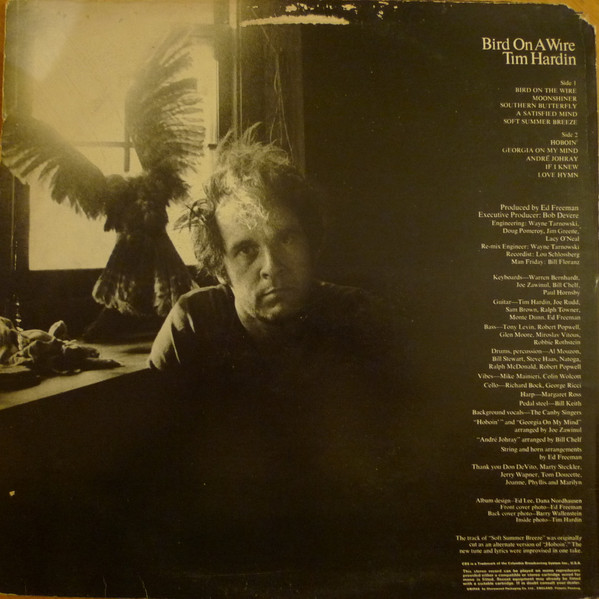Tim Hardin - Bird On A Wire (LP, Album)