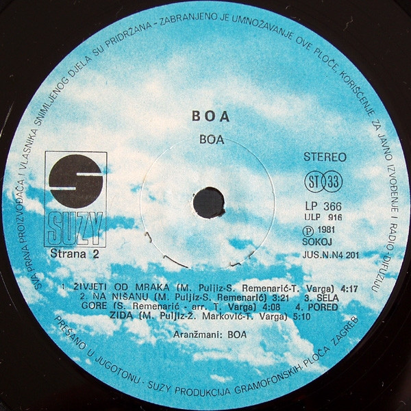 Boa (2) - Boa (LP, Album)