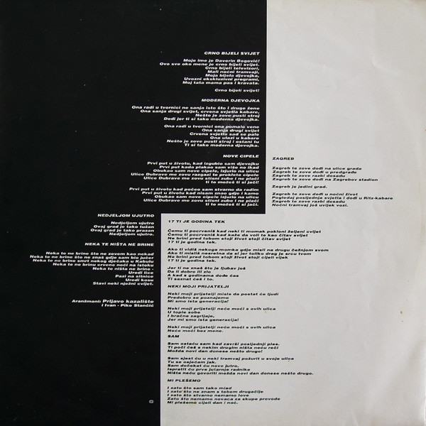 Prljavo Kazalište - Crno Bijeli Svijet (LP, Album)